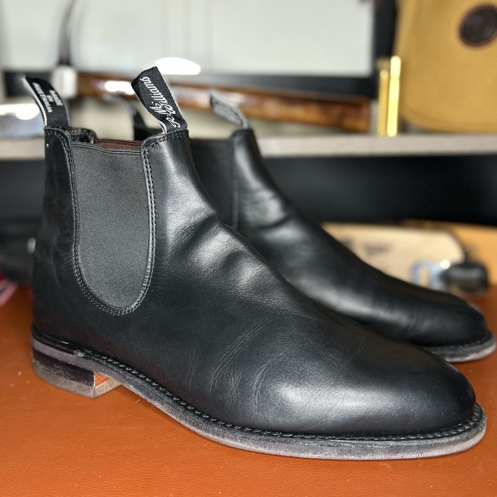 RM Williams Comfort Craftsman 9.5D(8.5G) Black